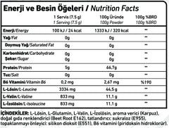 BCAA 4:1:1 Powder 60 Servis – Karpuz Aromalı