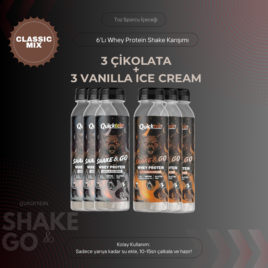Whey Protein - Classic Mix - 6lı