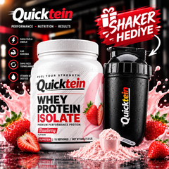 Quicktein Whey Protein Isolate – Çilek Aromalı