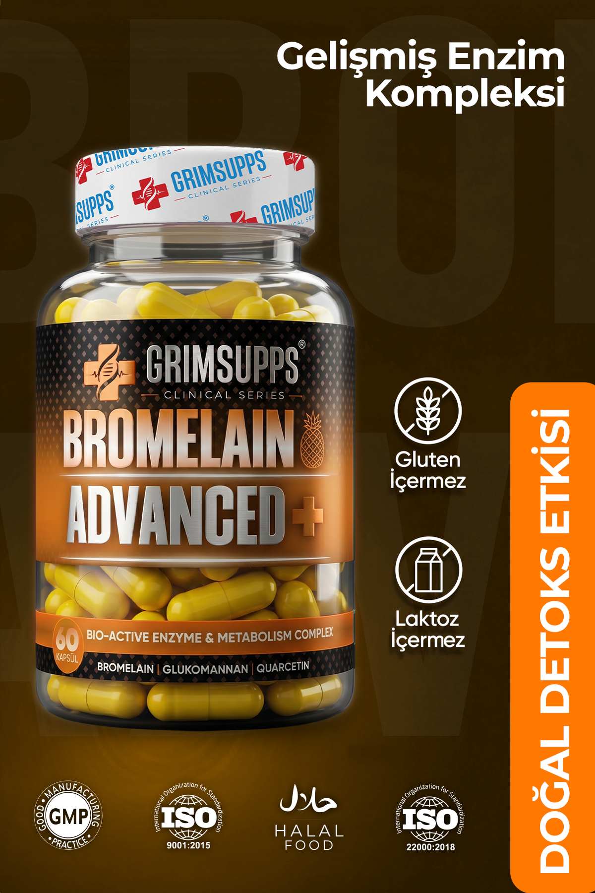 Bromelain Advanced 60 Kapsül