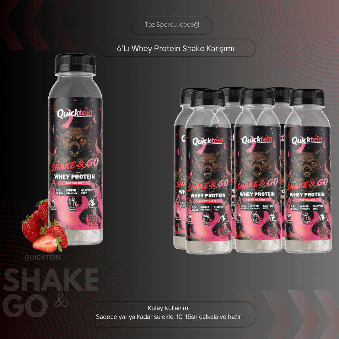Whey Protein - Strawberry - 6lı