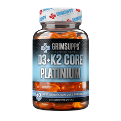 D3 + K2 Core Platinum-Koenzim Q10 destekli Softjel