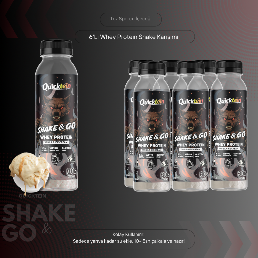 Whey Protein - Vanilla Ice Cream - 6lı